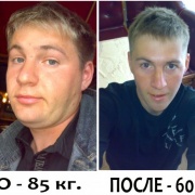 После выхода из голода вес стабилизировался на 69-70 кг.